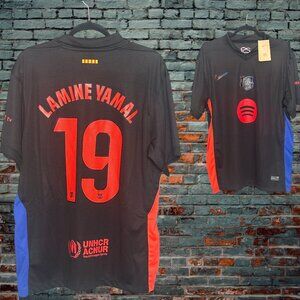 Lamine Yamal Barcelona 2024/25 Away Jersey - Large